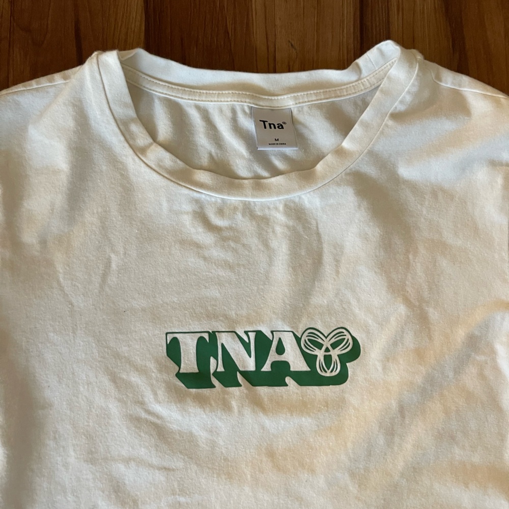 Aritzia Ortiz Tna White Baby T-Shirt